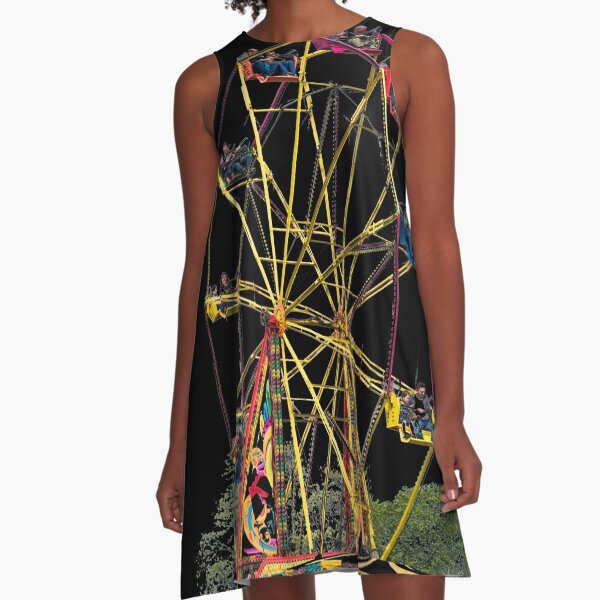 Ferris Wheel A-Line Dress