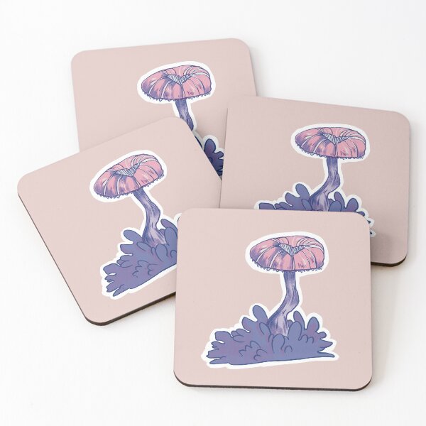 Item preview, Purple Whimsical Mushroom | Digital art work designed and sold by CaitlinBongers.