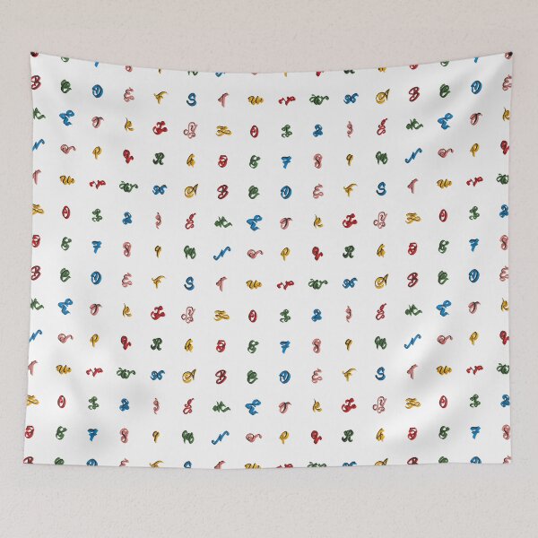Item preview, Colourful Alphabet Print designed and sold by hughvdl.