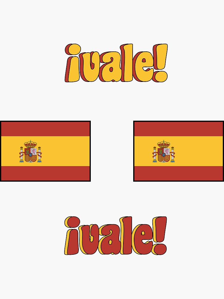 "vale spain flag kit" Sticker by pikafelix Redbubble