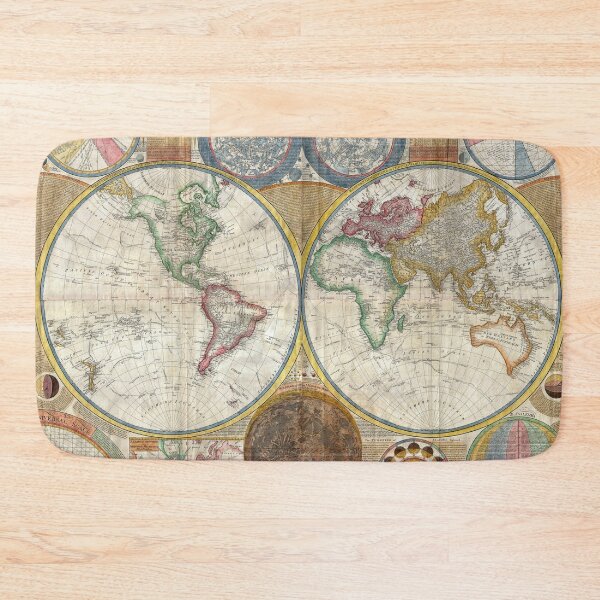 Item preview, World map designed and sold by Irina Polyanskaya.
