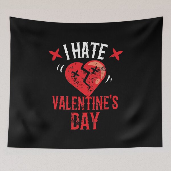 Item preview, I Hate Valentine's Day Funny Anti Hearts Day Gift designed and sold by haselshirt.