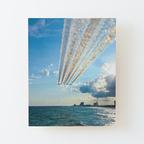 Blues Return Home Wood Mounted Print