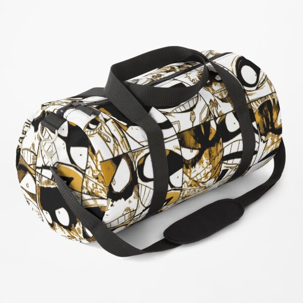 Fat gum- collage color version Duffle Bag