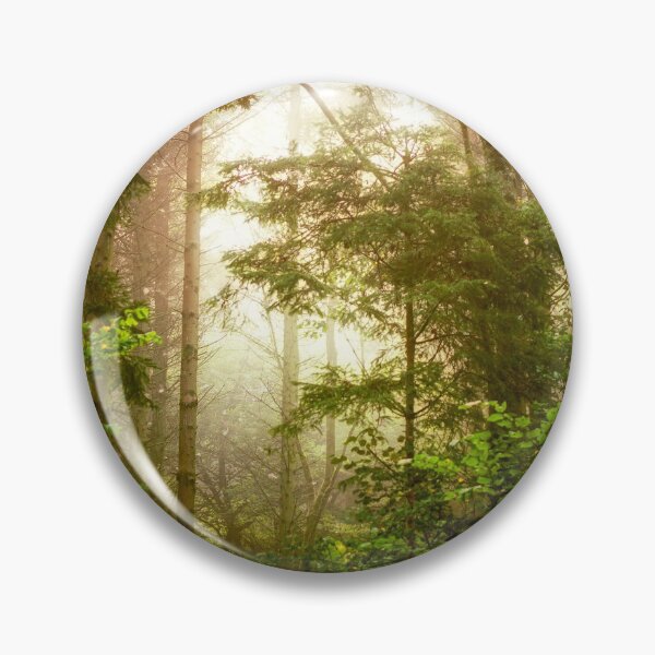 Item preview, Peace and tranquillity in a foggy wood by heidiannemorris © designed and sold by FOLK ART FUSION by heidiannemorris.