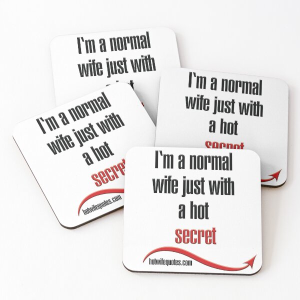 Item preview, I'm a normal wife just with a hot secret designed and sold by hotwifequotes.
