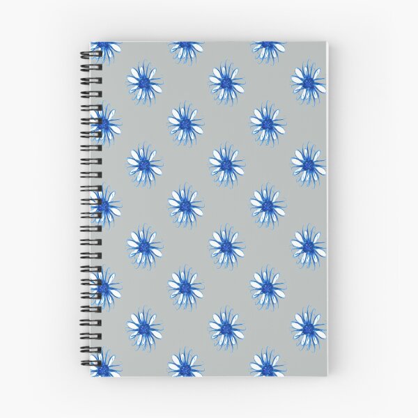 Item preview, Blue Daisies on Grey Background designed and sold by SpeareCreations.