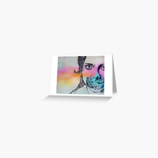 Item preview, Portrait de jeune fille designed and sold by GlowDoodles.