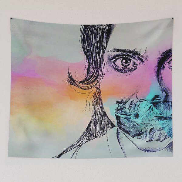 Item preview, Girl portrait designed and sold by GlowDoodles.