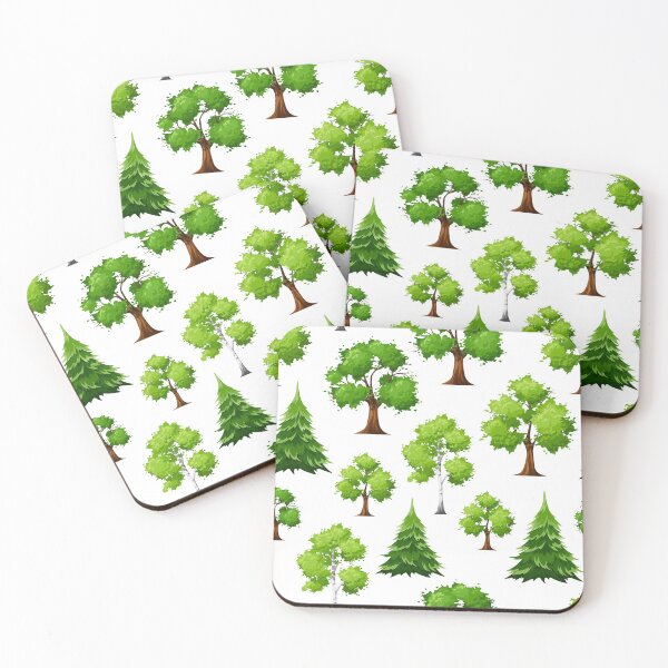 Item preview, Pattern with green trees. designed and sold by Naddya.