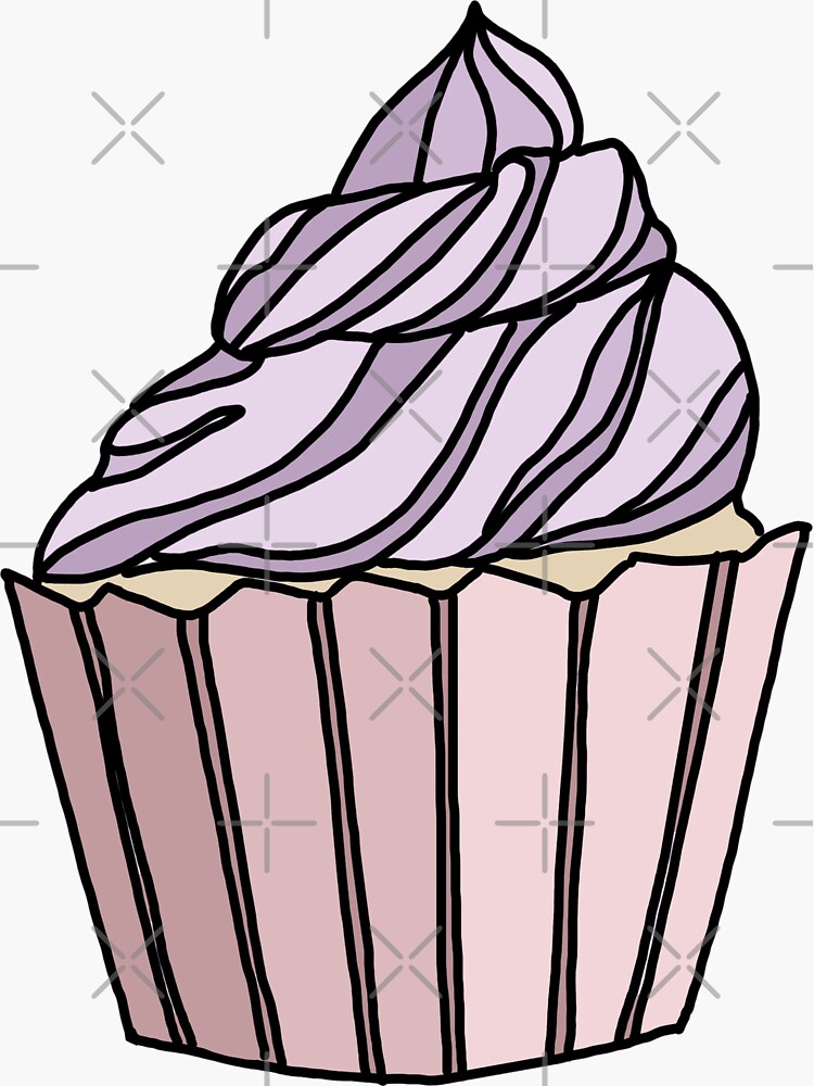 Happy Birthday Purple Cupcake by bassoongirl123