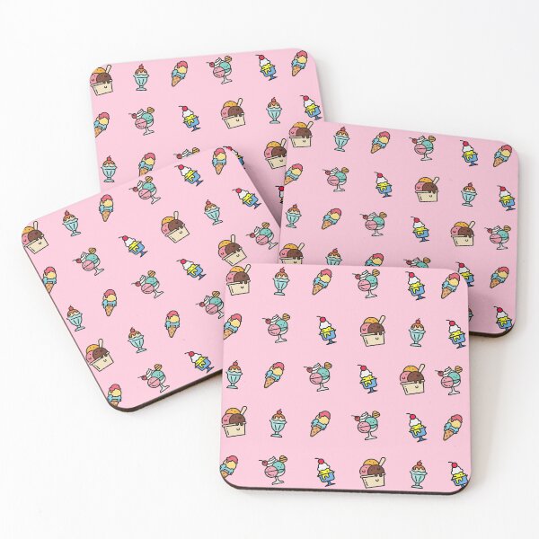 Item preview, Cherry Ice Cream Seamless Pattern designed and sold by kindxinn.
