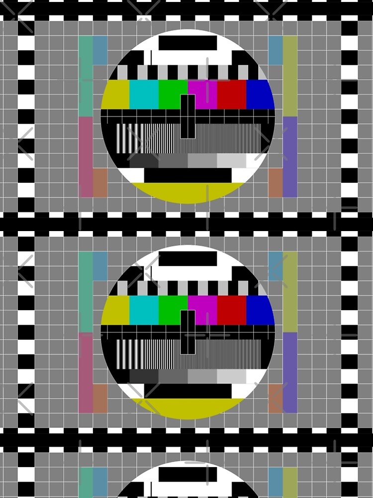 TV CHANEL TEST CARD PATTERN DESIGN  A-Line Dress for Sale by Amine HASSANI