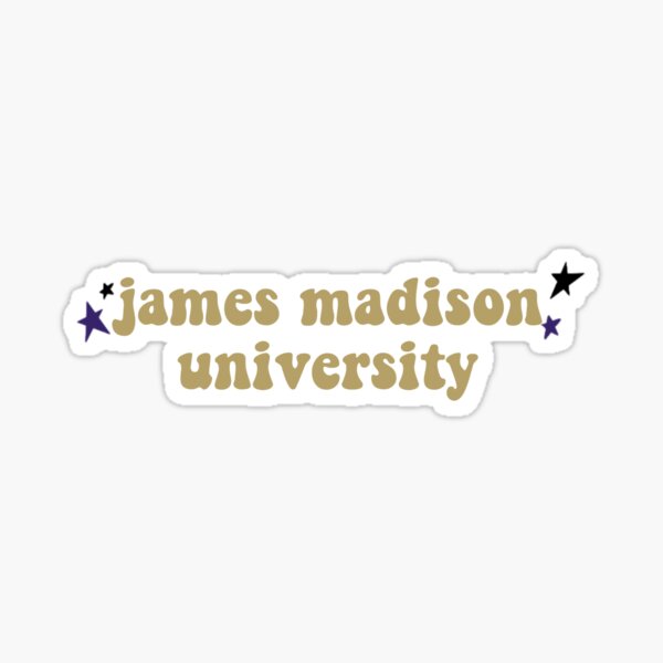 Vista previa del artículo con la obra «James Madison Sticker », diseñado y vendido por Gas Money Creative.