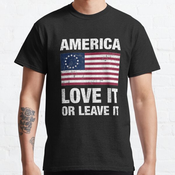 Betsy Ross Flag con 13 estrellas Camiseta clásica