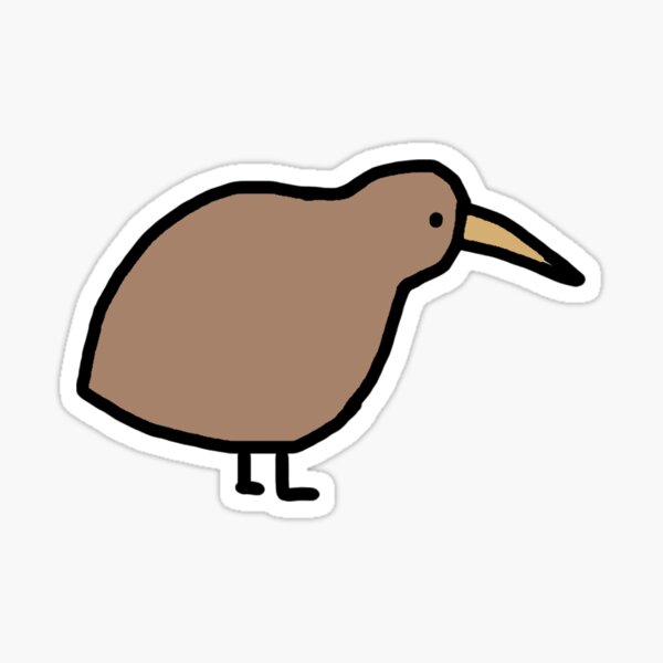 Little Cartoon Kiwi Bird Sticker