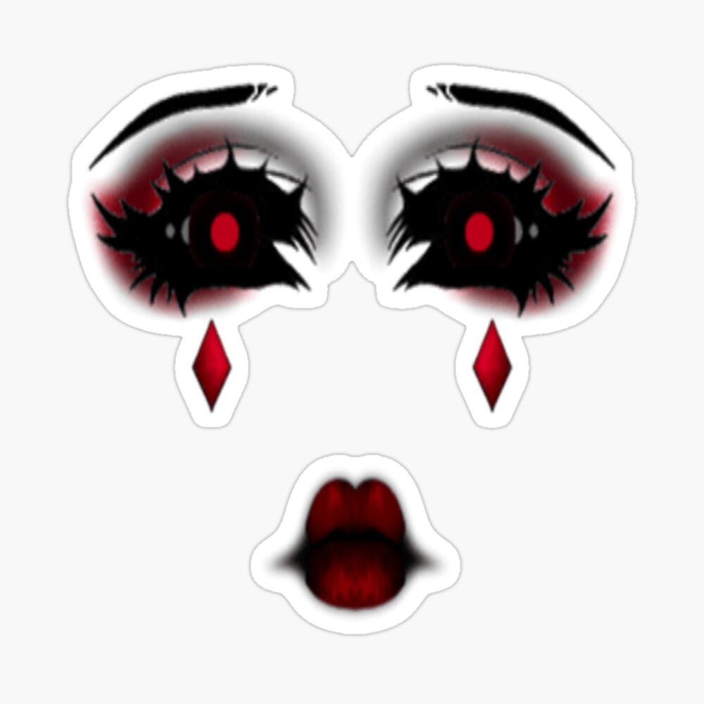 Roblox Face Poster By Dawnhudson1983 Redbubble - roblox id scary face