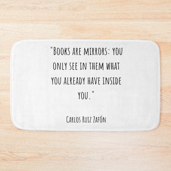 Item preview, Books are mirrors- Carlos Ruiz Zafón designed and sold by MargheritaLidia.