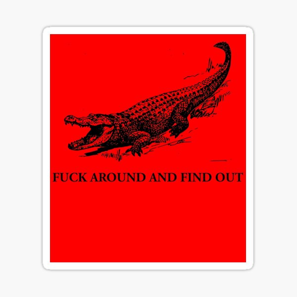 Fuck Around and Find Out Sticker