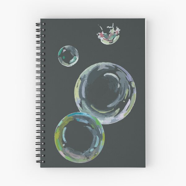 Item preview, Soap Bubbles on Black Chalkboard designed and sold by AlbaGiuliaC.