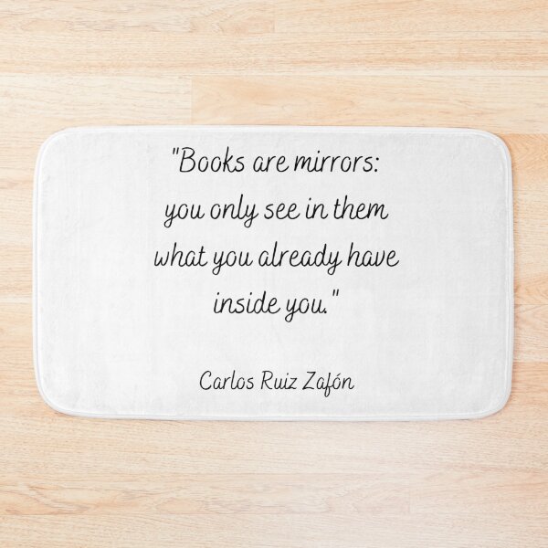Item preview, Books are mirrors- Carlos Ruiz Zafón designed and sold by MargheritaLidia.