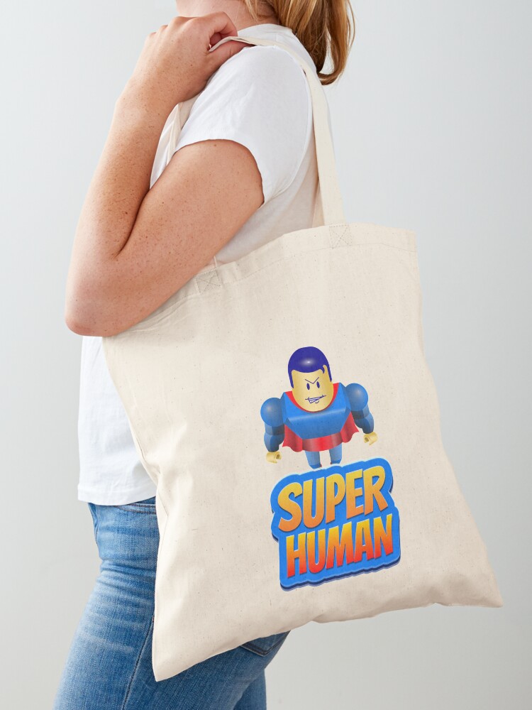 Super Human Roblox Tote Bag By Rhecko Redbubble - super human roblox