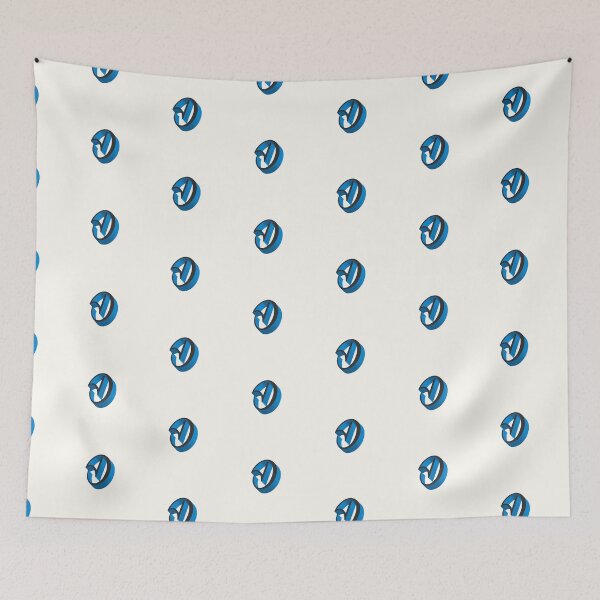 Item preview, Blue Letter D Initial designed and sold by hughvdl.