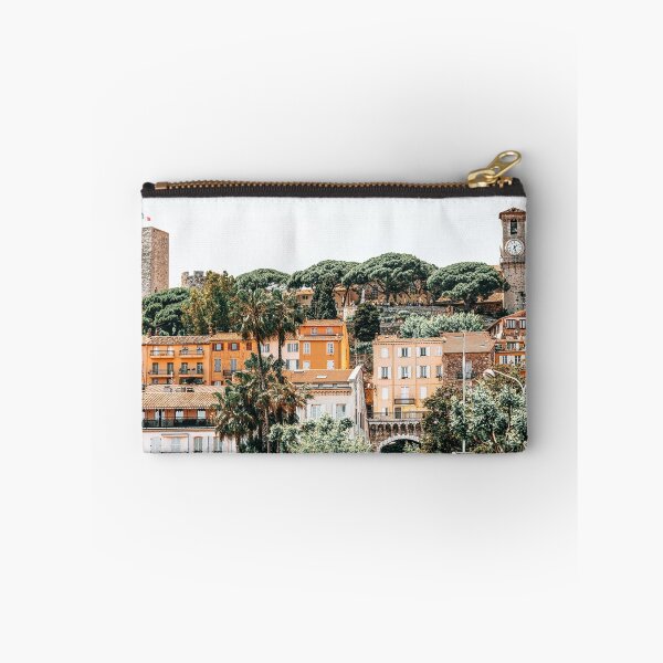 Item preview, Cannes City Architecture, City Summer Travel Print, French Riviera, Historic Houses Downtown Of Cannes, Old Town Skyline designed and sold by radub85.