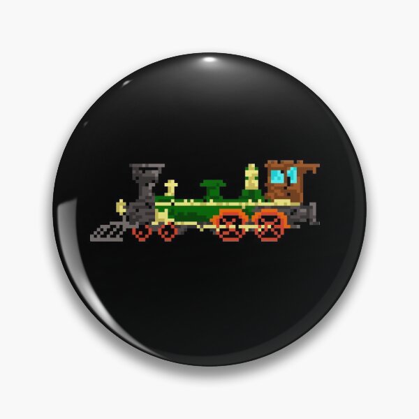 Item preview, Ticket to Ride Train Engine Pixel Design - Board Game Inspired Graphic - Tabletop Gaming  designed and sold by MeepleDesign.