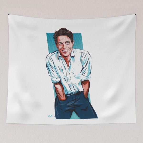 Item preview, Hugh Grant - An illustration by Paul Cemmick designed and sold by TIGERDAVER.