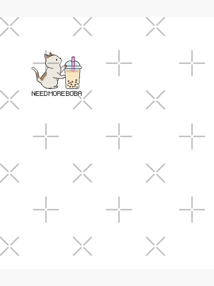 Pixel Kitty Needs More Boba Tea! by SirBobalot