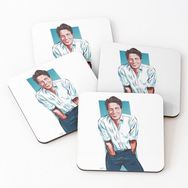 Item preview, Hugh Grant - An illustration by Paul Cemmick designed and sold by TIGERDAVER.