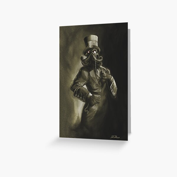 Dapper Cthulhu Greeting Card