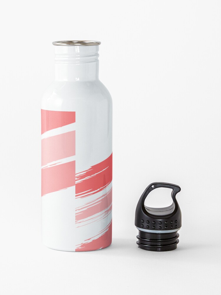 Alternate view of Bearded Dragon Brush Stroke Silhouette Water Bottle