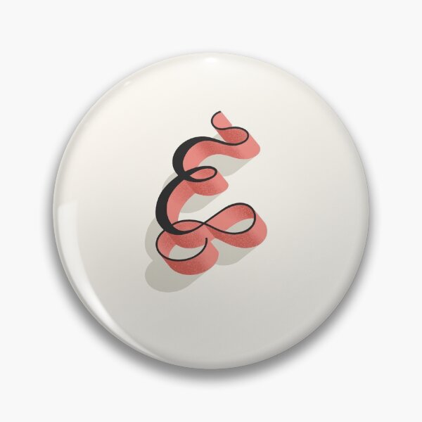 Item preview, Pink Letter E Initial designed and sold by hughvdl.