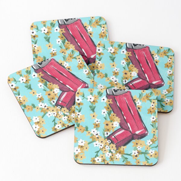 Item preview, Inhaler with Flowers designed and sold by ArtByAlisonLove.