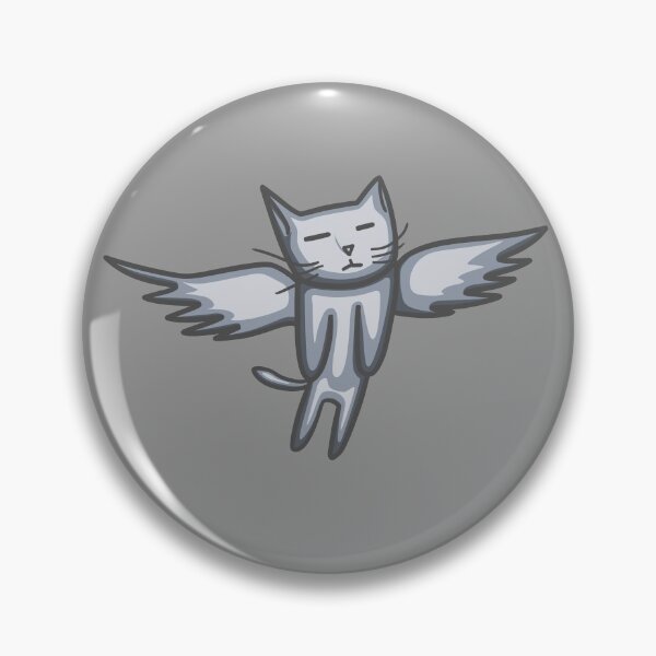 Item preview, Grey Cat Angel designed and sold by Yeaha.