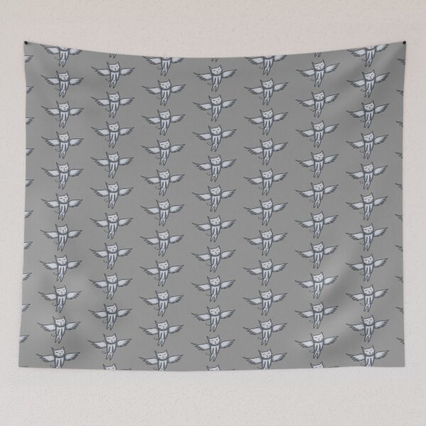 Item preview, Grey Cat Angel designed and sold by Yeaha.