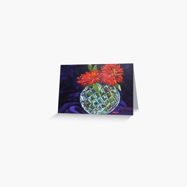 Zinnia Greeting Card