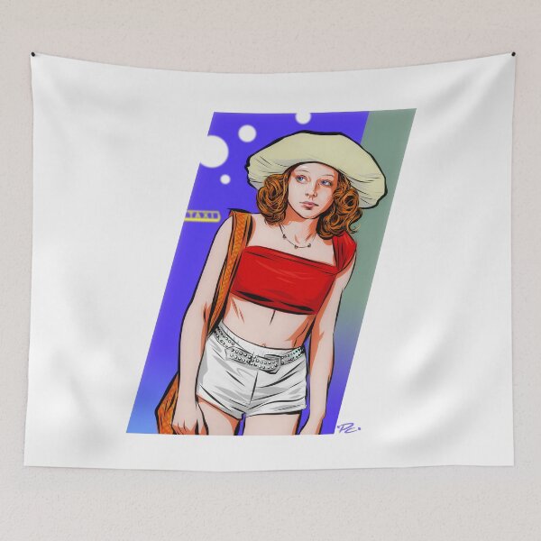 Item preview, Jodie Foster - An illustration by Paul Cemmick designed and sold by TIGERDAVER.
