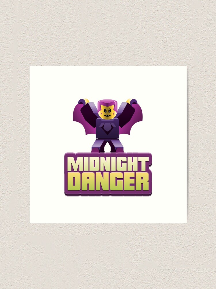 Midnight Danger Roblox Art Print By Rhecko Redbubble - hidden dangers of roblox