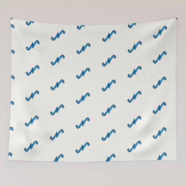 Item preview, Blue Letter N Initial designed and sold by hughvdl.