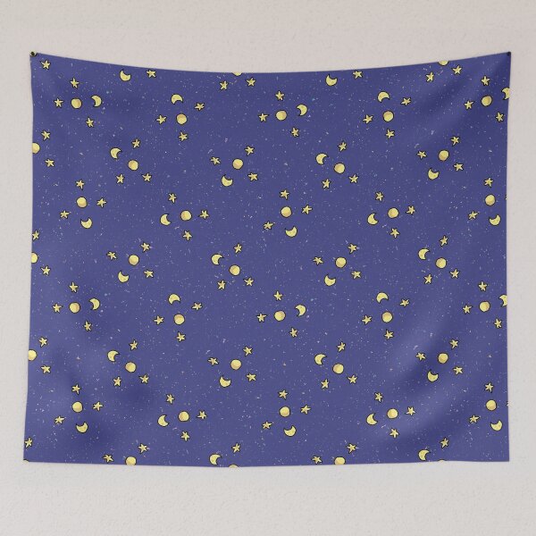 Item preview, Cosmic space stars. Hand drawn galaxy cartoon, planets, stars kids room. Child room decor, kids universe travel backdrop. Solar system.  designed and sold by Limolida.