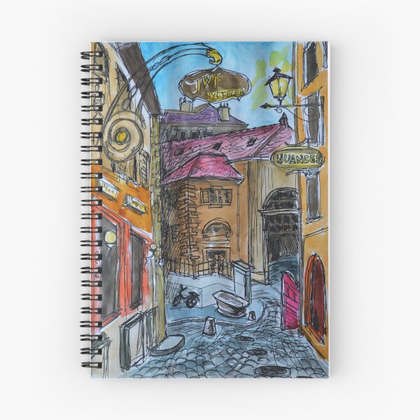 Item preview, Watercolor Sketch - Genève, Old Town, Rue Chasse-Coq designed and sold by Igor Pozdnyakov.