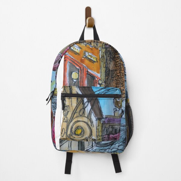 Item preview, Watercolor Sketch - Genève, Old Town, Rue Chasse-Coq designed and sold by Igor Pozdnyakov.
