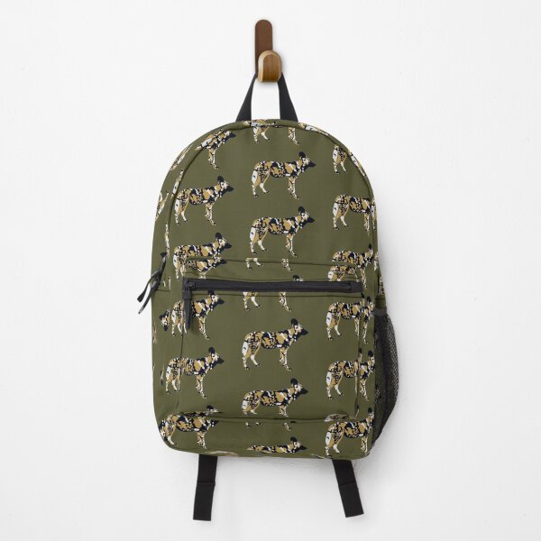 African Painted Dog Portrait Backpack