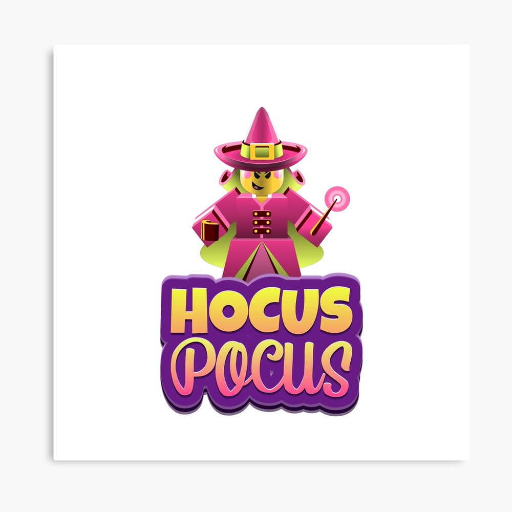 Hocus Focus Roblox Poster By Rhecko Redbubble - robux mania fast