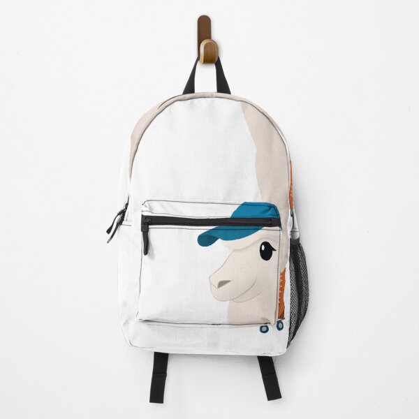 Item preview, Alpaca wearing a hat and roller skates designed and sold by tessaperry.