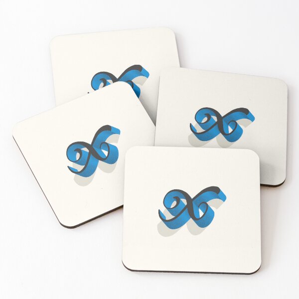 Item preview, Blue Letter X Initial designed and sold by hughvdl.