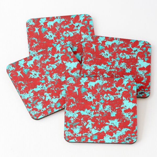 Item preview, Red Blue Marble Pattern designed and sold by RiaBubble.